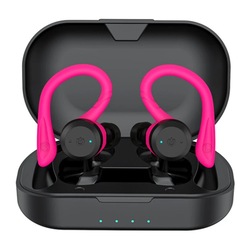 Long-Lasting Swimming Waterproof Bluetooth Headset, Dual-Wear Sports Wireless Headset, Stereo Noise Reduction Earplugs-A22K