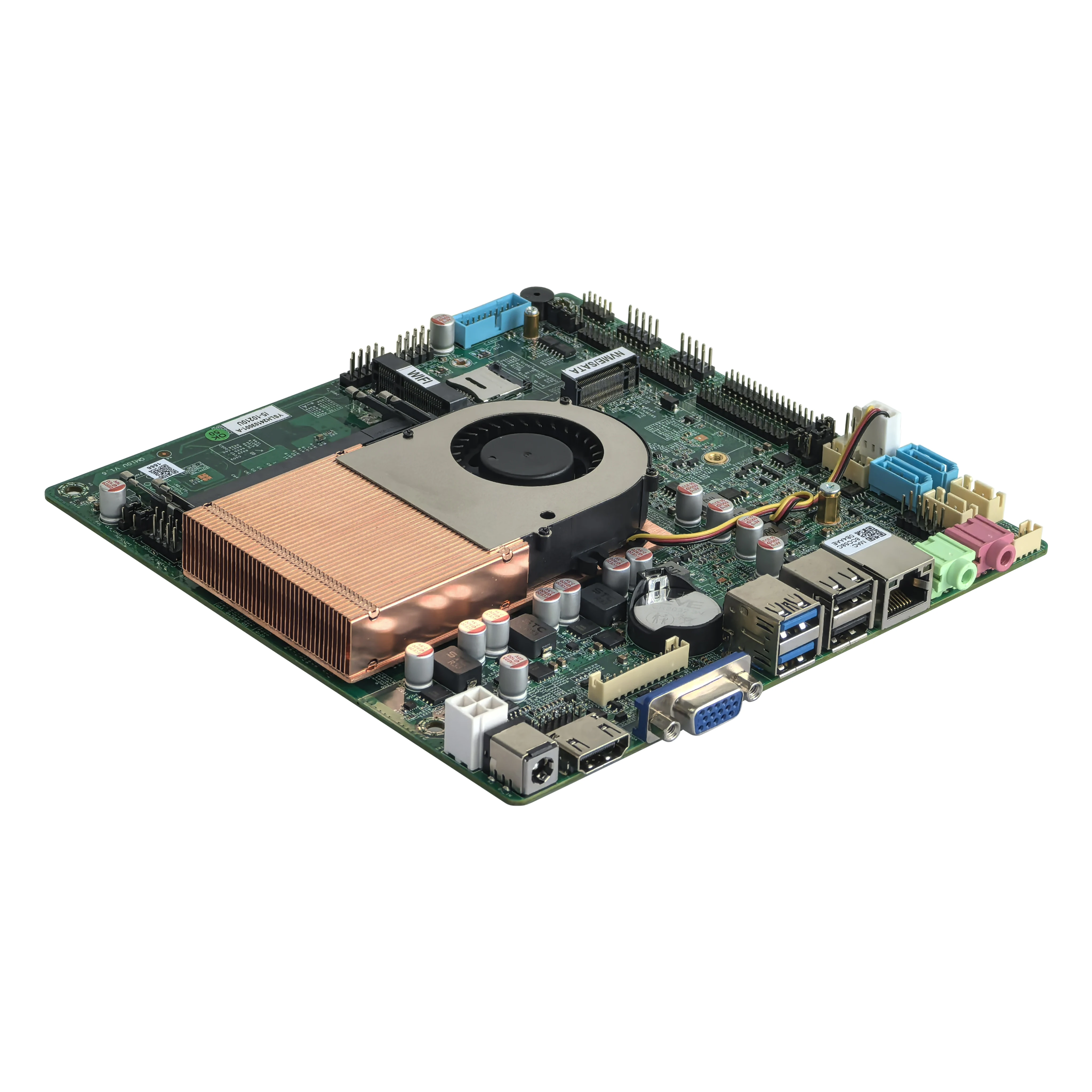 ELSKY Mini ITX Motherboard With 2/6*COM 1/2*LAN 4K  2*DDR4-64G Support Comet Lake 10th Gen Core I3 I5 I7 CPU