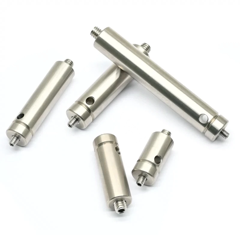 Stainless Steel Optical Connect Rod Diameter 12.7Mm With M4 Male Head Screw Experimental Optical Connection Bracket Support Rod