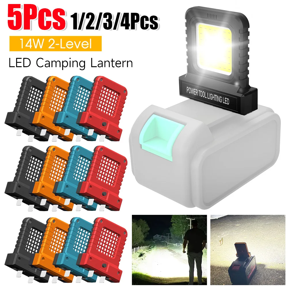 

14W LED Power Tool Parts For Makita For Milwaukee For Bosch For DeWALT For Parkside For Hitachi Lithium Battery Work Lamp Lights