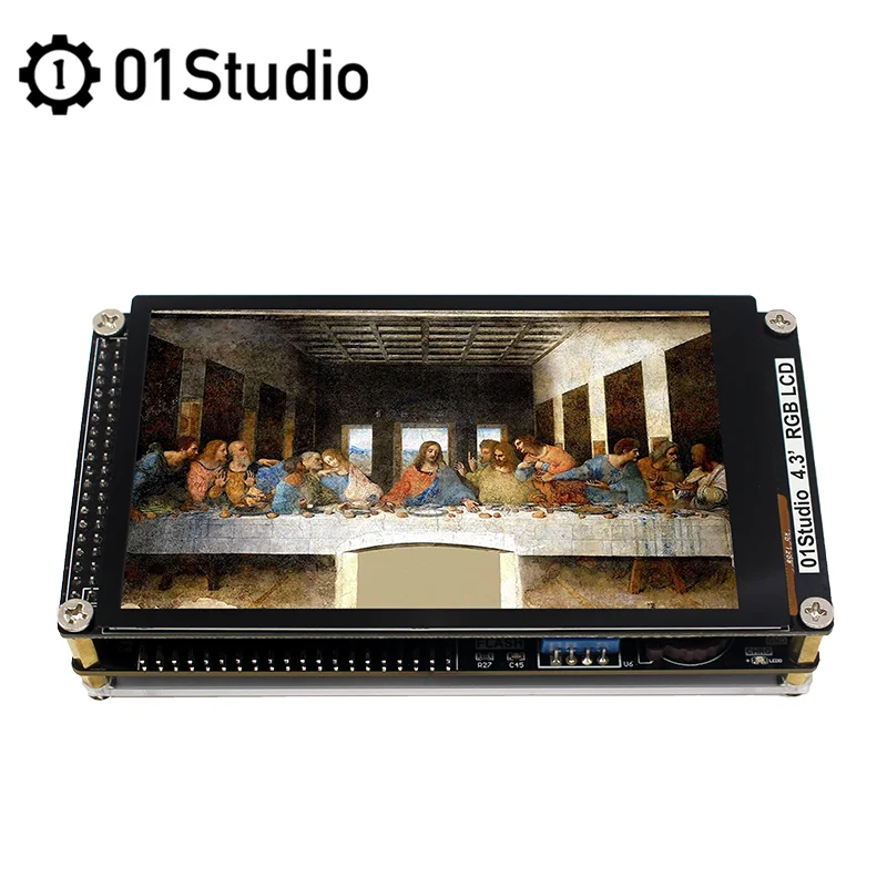 01Studio DaVinci TKM32F499 Display Development Board Micropython ARM STM32 MCU Compatiable with 4.3  7 Inch RGB LCD