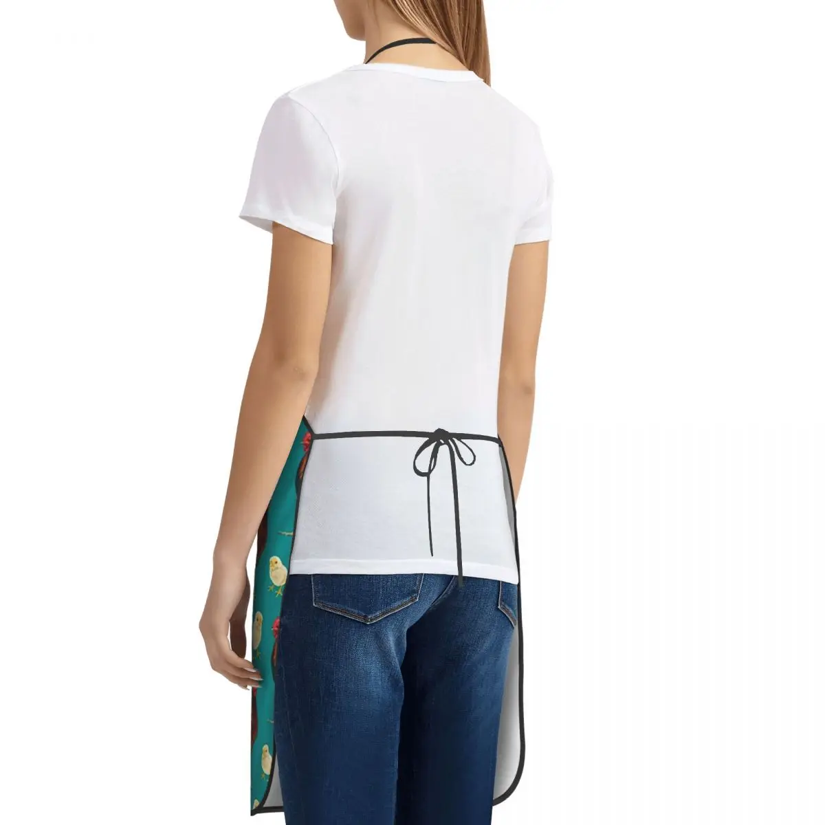 Chicken, Hen And Rooster Design Apron Chef Cooking Cuisine Tablier Sleeveless Bib Kitchen Cleaning Pinafore for Women Men image 5