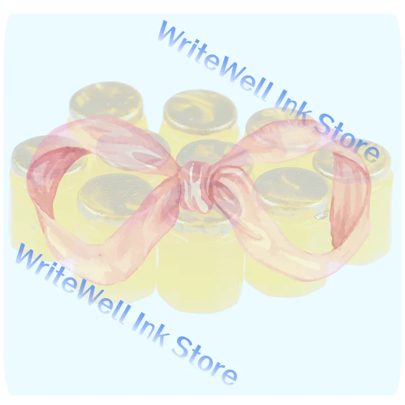 10 Piezas de Tarros de Resina en Miniatura para Casa de Muñecas, con Temática de Frutas, Miel, Té y Mermelada, incluyendo Miel y Té de Pomelo