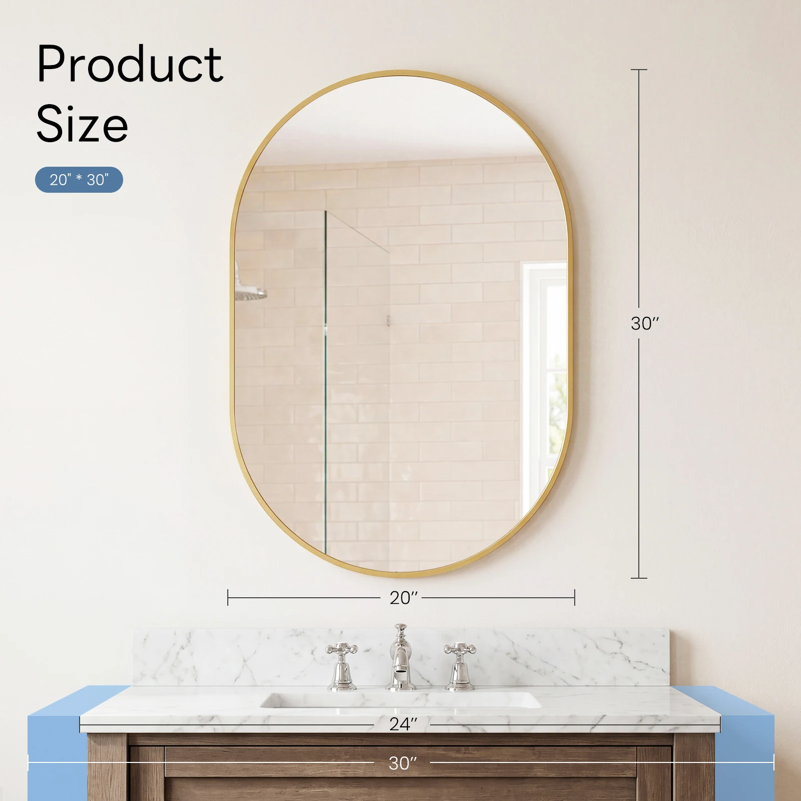 Mirror angle view