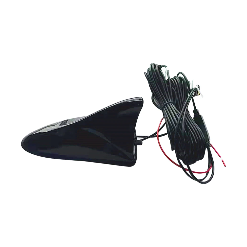 Shark Fin Car Roof Antenna Radio FM/DAB/GPS/WiFi Signal Antena Cover 4-in-1 Roof Antenna with Gain Amplification Function