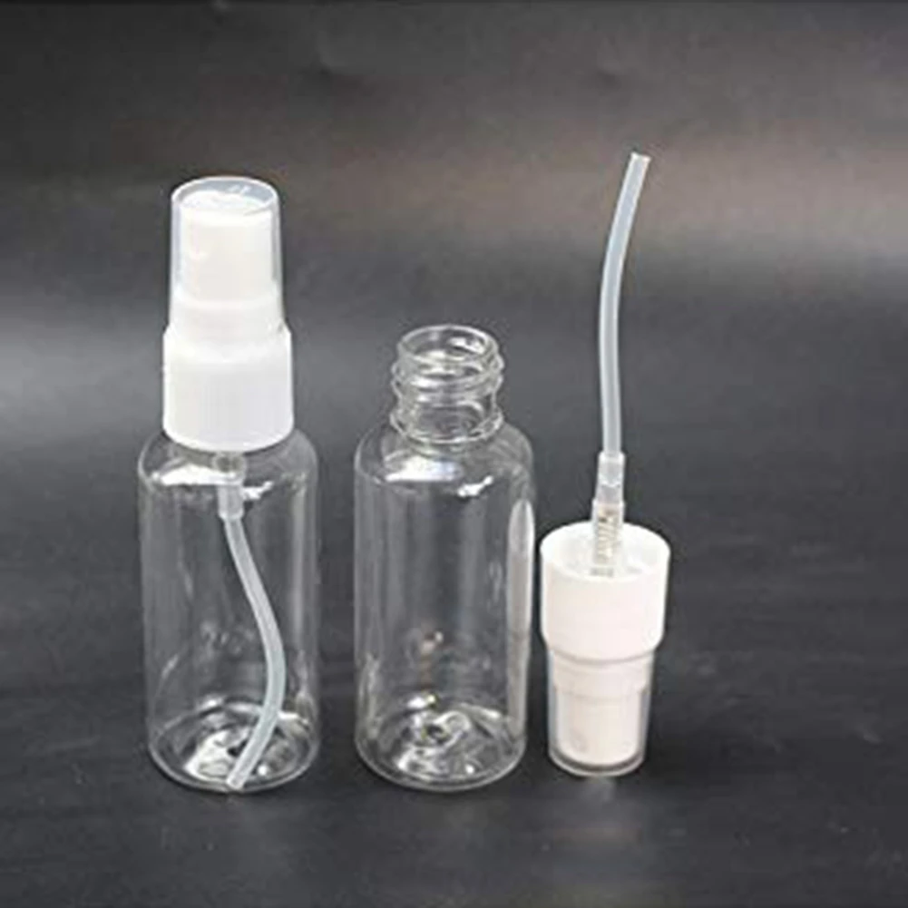 5 قطعة الجمال البلاستيك الشفاف العطور فارغة رذاذ زجاجة صغيرة السفر زجاجة مع غرامة رذاذ زجاجة 20 مللي