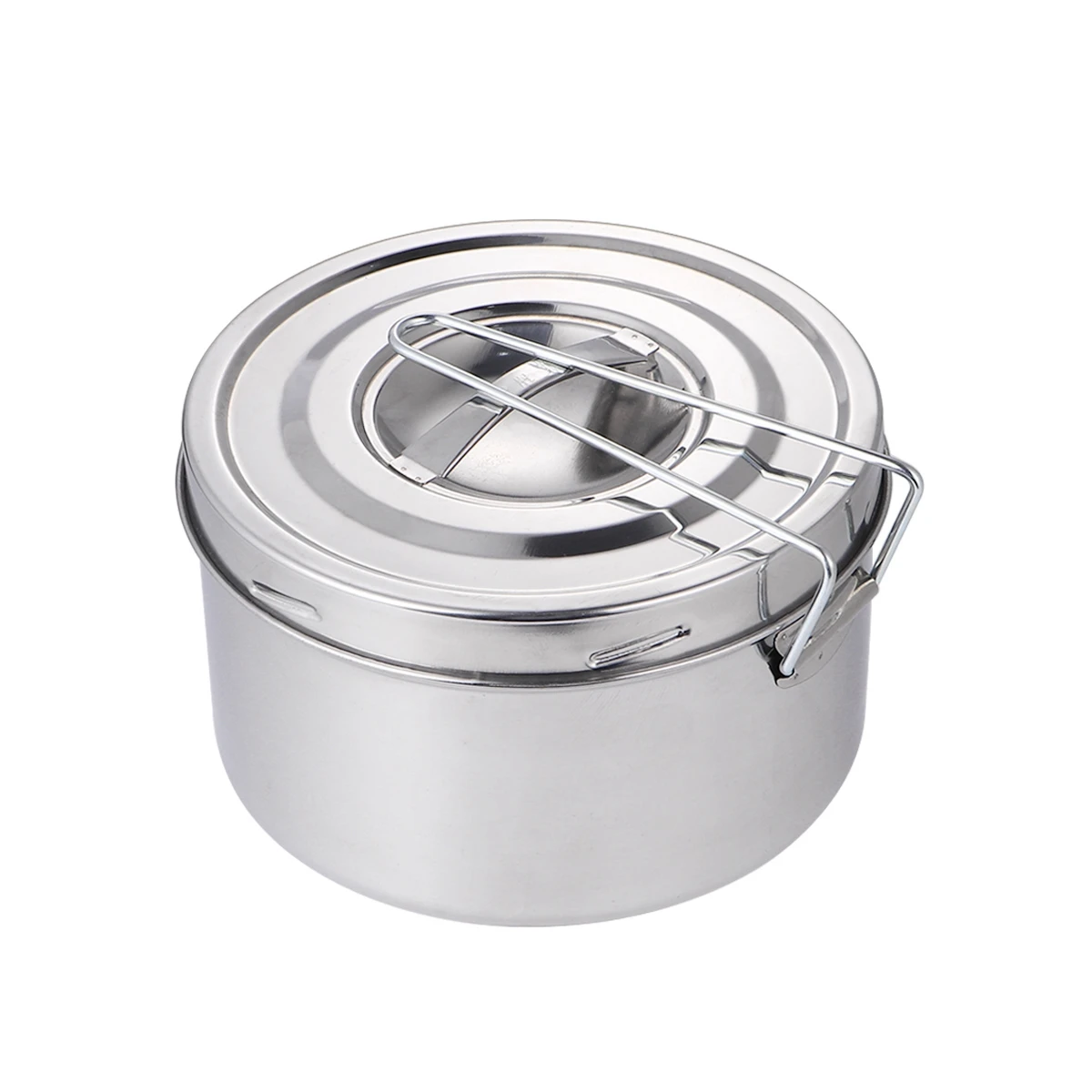 

Thickened Lunch Box Stainless Steel Food Container with Cover Airtight Kitchen Storage Child