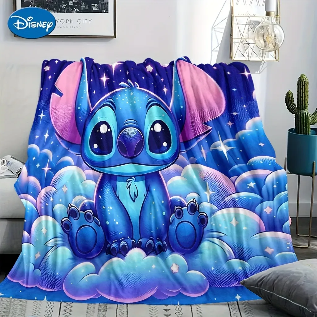 قطعة واحدة من بطانية ديزني ستيتش المريحة، بطانية متعددة الوظائف مناسبة للمنزل والخارج والسفر والتخييم وبطانية غطاء القيلولة. #5