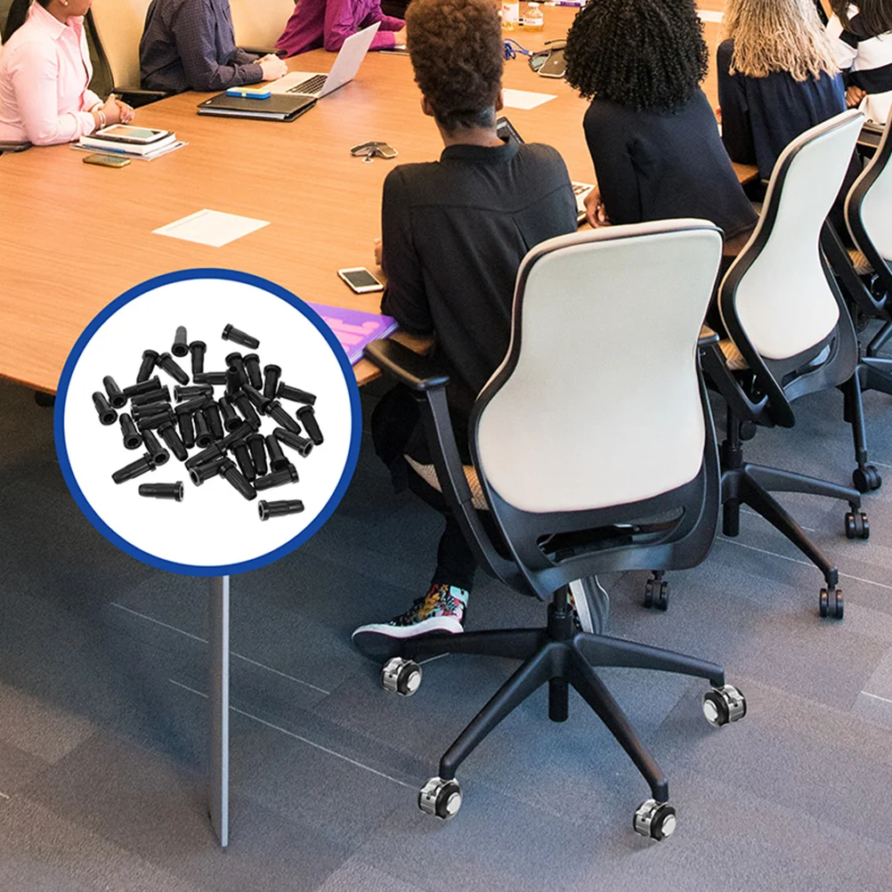 

25 шт., утолщенный стопорный чехол для колеса стула, идеальная ручка для офисного стула, ролика и основание табурета