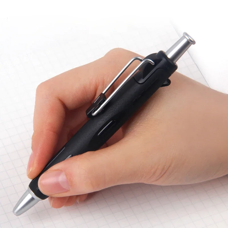 1pcs TOMBOW Push Ballpoint Pen Short BC-AP Outdoor Sports Engineering Air Pressure Pen Oily Black 0.7mm for Students Stationery