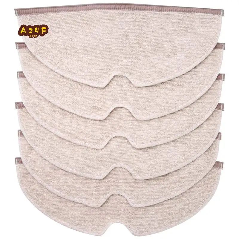 

A24F-6Pcs Full Coverage Mopping Cloths For Xiaomi Roborock S5 S50 S51 S55 S6 S6 MAXV S5 MAX E25 E35 Vacuum Cleaner