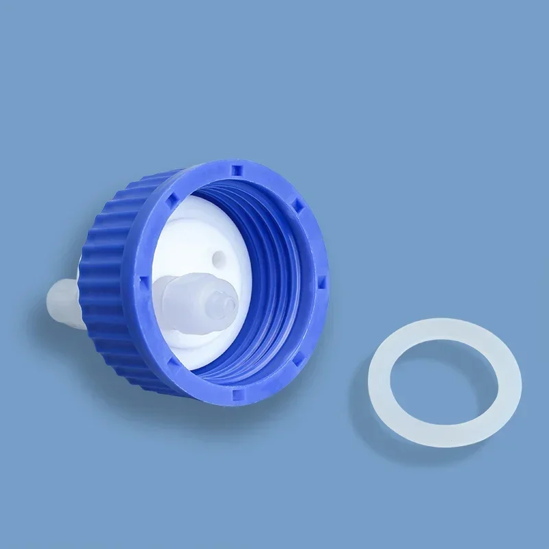 Special feeding bottle cap for fermentation tanks/GL45 porous hole cap