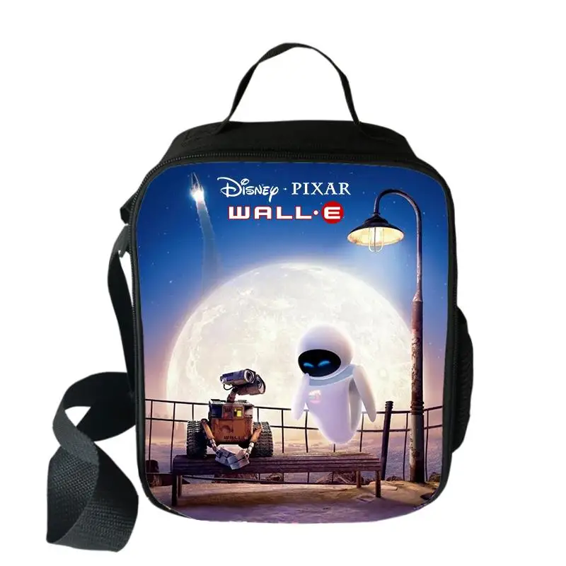 Disney Wall-E Robot Lunch Bags Student Food Portable Insulated Lunch Box Boys Girls Cartoon Children School Lunch Bags Gift