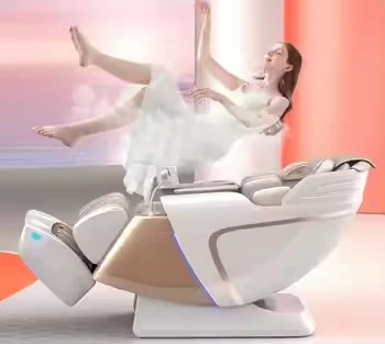 Electric 4D Massage Chair Dual Core Stretch Shiatsu Zero Gravity Double Mechanism Chair for Massage Chair