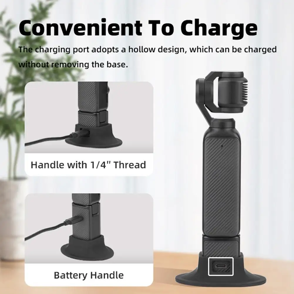 CoverJoy Desktop Stand for DJI Osmo Pocket 3 with Anti-Slip Base & Quick Release Fixed Mount Holder