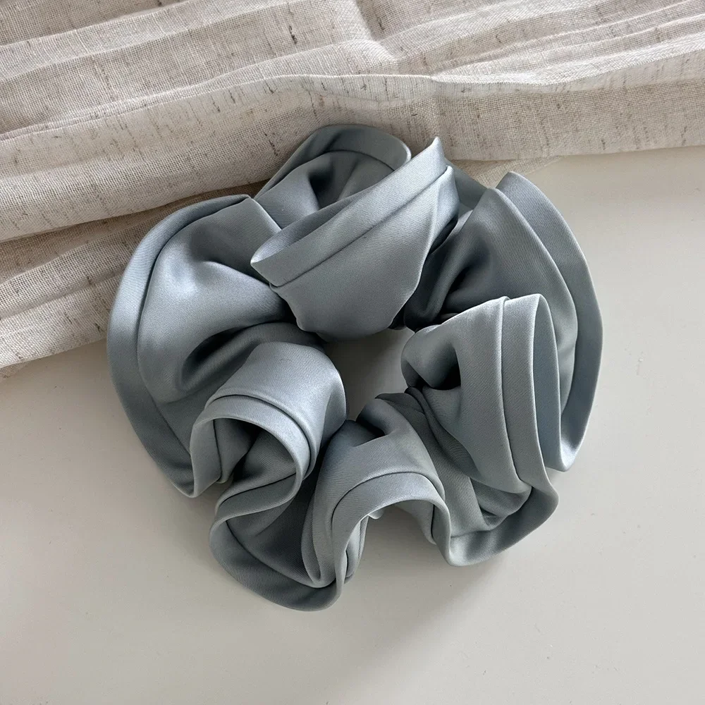 Яркая цветная резинка для волос с рюшами по краям для женщин, держатель для хвоста, элегантная резинка для волос, женская повязка для волос