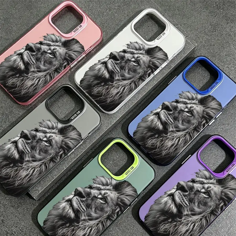 Thick Mane Lion Case for iPhone 17 Pro Max 17e 13 Pro Air 11 15 Plus XR 12 14 16 Back Phone Cover