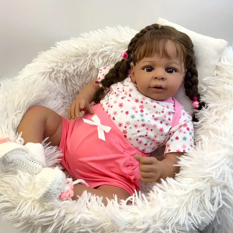 دمى أطفال واقعية سوداء البشرة، - مراجعة Kids Toys New Born وسعره