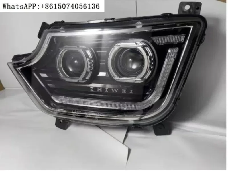 Suitable for OMAK S5 headlight assembly Futian Aoling CTS9 refitting LED European Airlines M4 heavy truck Bumblebee.