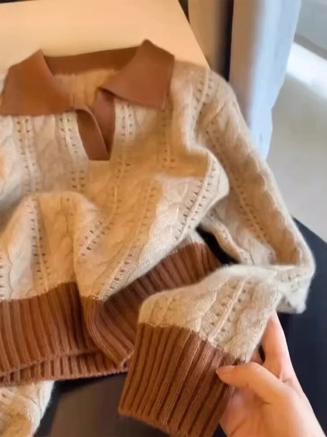 Senhoras plus size camisola de malha coreano sle preguiçoso facionable versátil bonito inverno longo sve Thiened casual wear