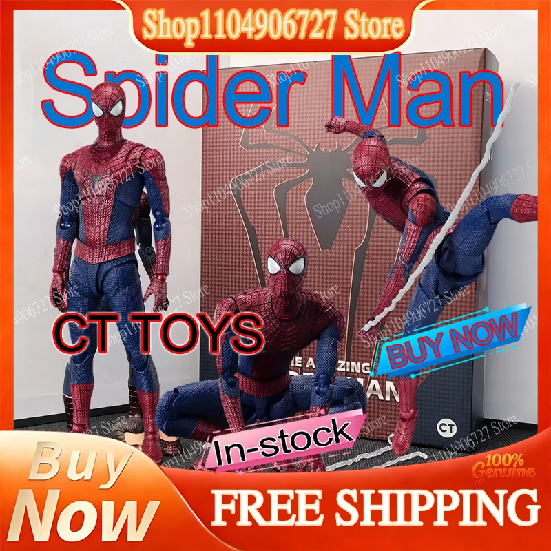 

Коллекционная фигурка Человека-паука от Ct Toys: Удивительный Человек-паук (Эндрю Гарфилд), аниме-фигурка, модель-статуэтка для коллекции, подарок