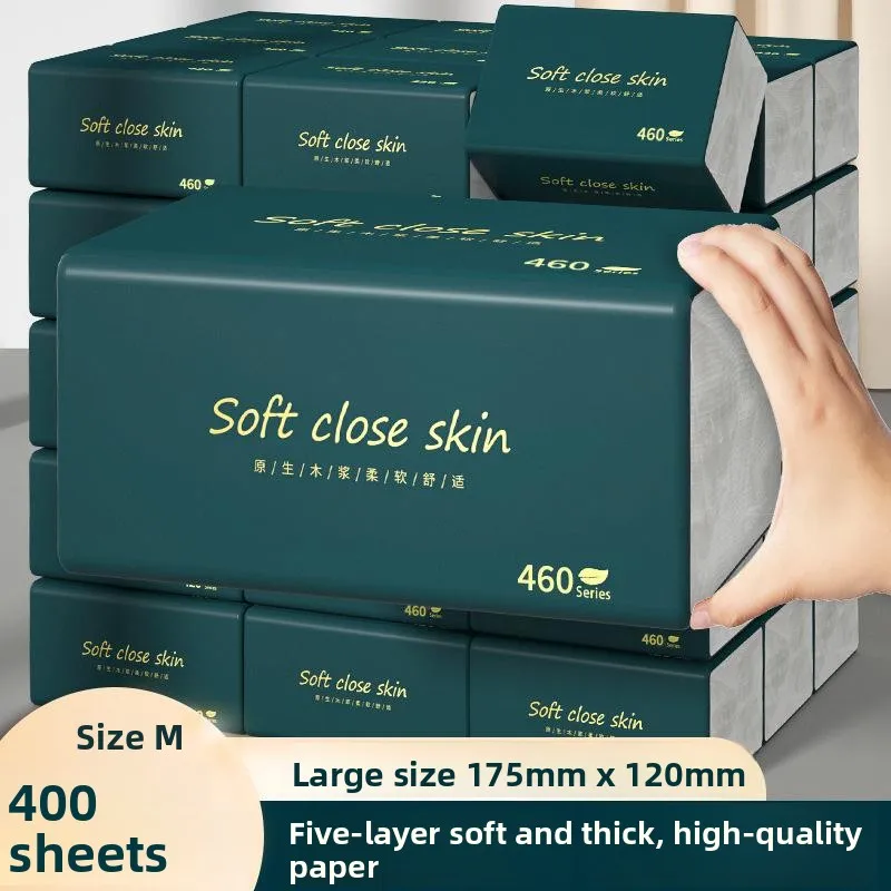 home-use-box-of-disposable-hand-towels-living-room-paper-towels-big-packaging-economical-family-size-tissue-paper-wipes