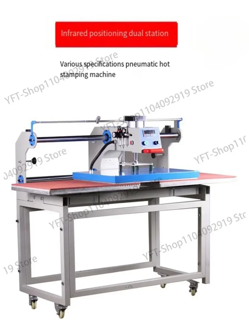 Automatic Heat Press Machine 40x60 Pneumatic Double-Station High Pressure Printing Hot Press Heat Transfer