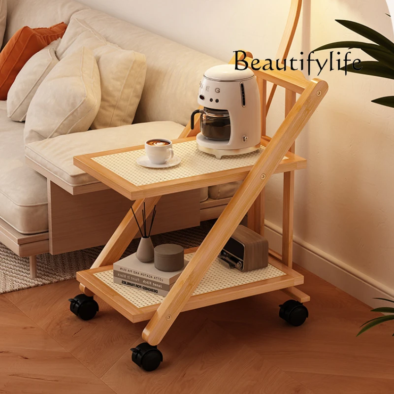 

Многофункциональные складные держатели для хранения, многослойный бытовой органайзер для приземления, домашний мобильный ночной столик, мебель для гостиной