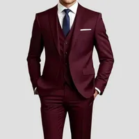 Conjuntos de trajes elegantes para hombre: conjunto de esmoquin ajustado para bodas y ocasiones formales, traje negro