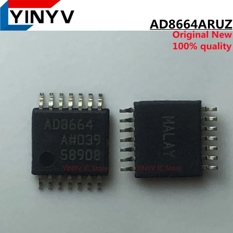 5PCS AD8664ARUZ TSSOP14 AD8664A AD8664 16V Low Cost, High Performance CMOS Rail-to-Rail Operational Amplifiers 100% New original