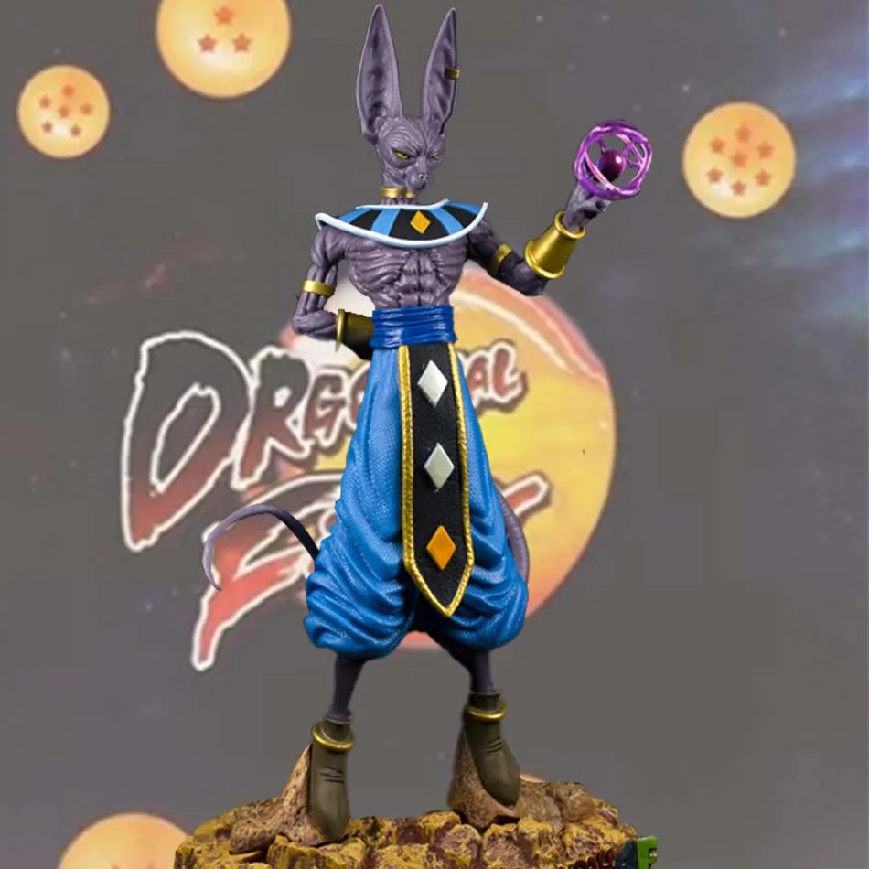 

In Stock 30cm Anime Dragon Ball Z Beerus Figure Super God of Destruction Figures Collection Model Toy For Children Gifts