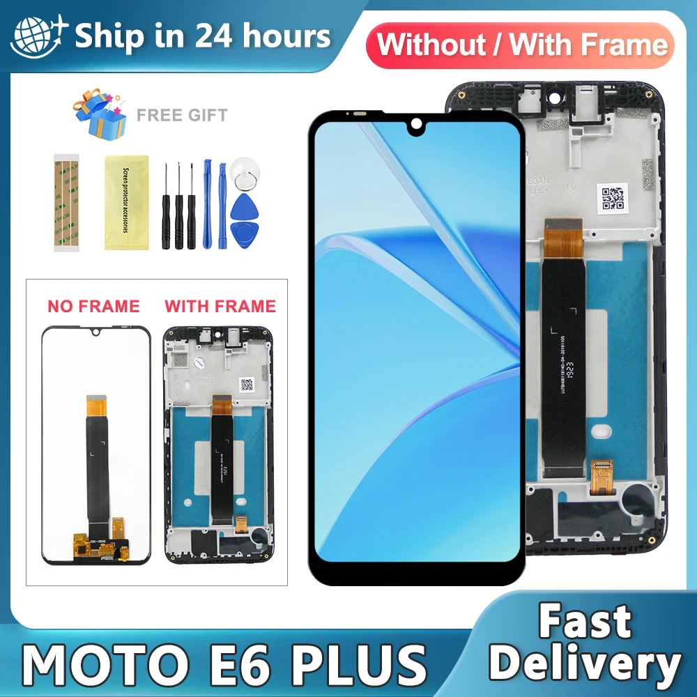 6.1 ''für Motorola Moto E6 plus Paga0004 Paga0033 LCD-Display Touchscreen-Digitalis ierer für Moto E6plus Bildschirme rsatz