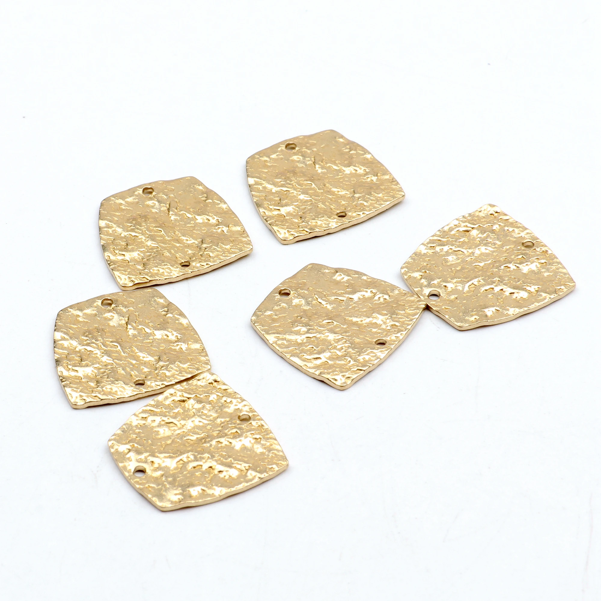 Brass Geometry Charms,,Findings Accessories For Diy Earrings Necklace Bracelet Jewelry Making,17.5mx17.5mm-RB1473