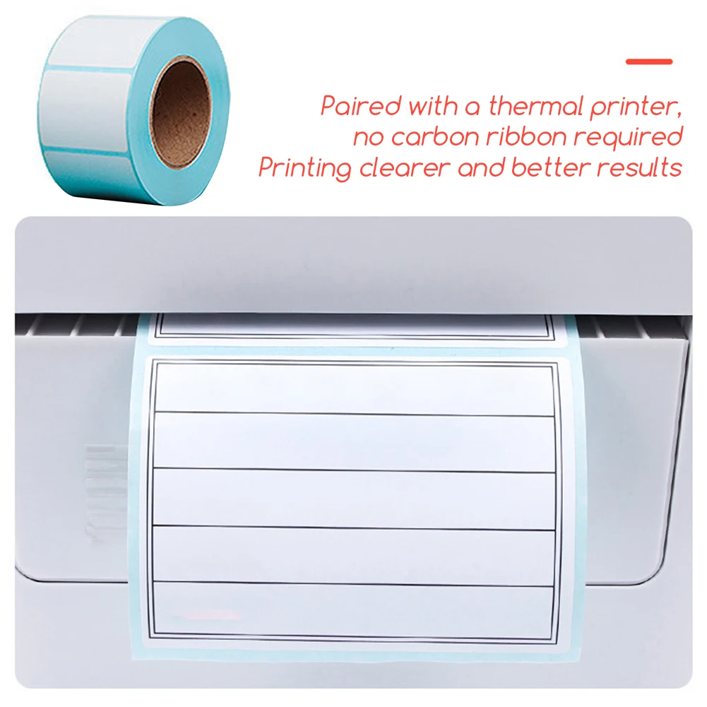 High-Tack Permanent Adhesive Thermal Barcode Labels Versatile Application Across Industries For Warehouse Management Inventory
