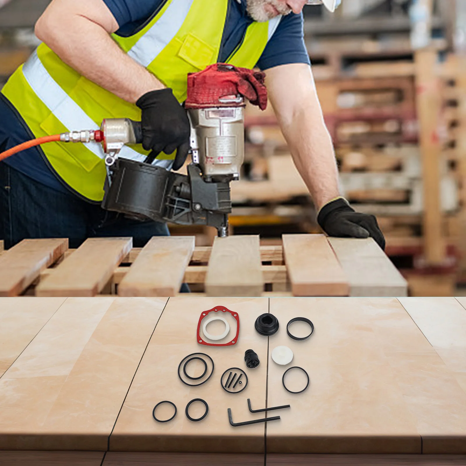 

New Practical None Overhaul Kit For Porter Nailer Replacement Parts With 904750 Overhaul Kit Durability Lifespan