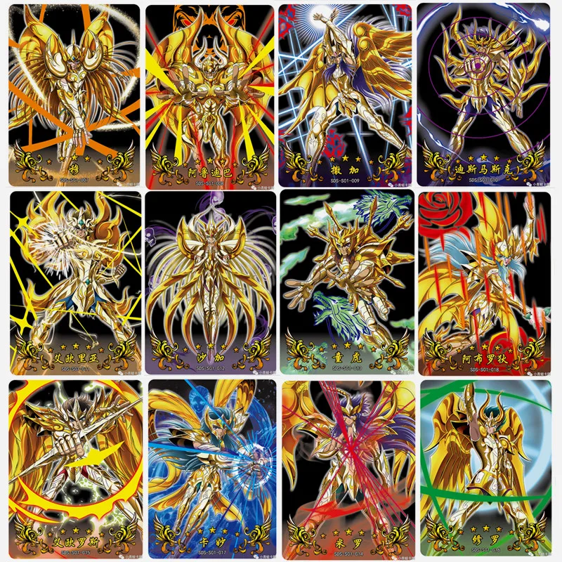 Saint Seiya Soul of Gold Cards, 12 Constellation Puzzle Coleção, Saori Kido, SE BP Card, Presentes para Crianças, Limitado, 2023