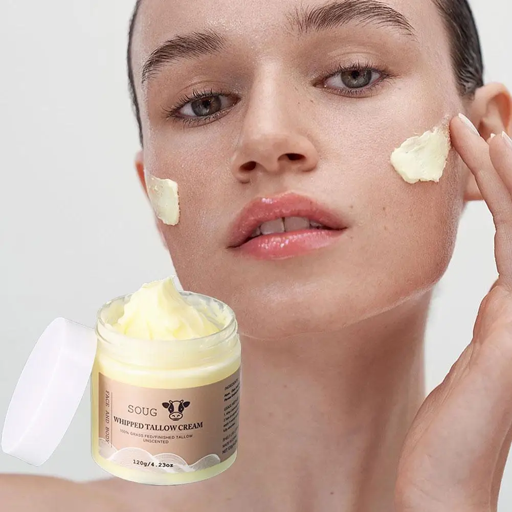 60g Beef Tallow Paste For Skin Care Beef Neck Balm Grass Fed Tallow Wild Honey Face And Body Cream O2D2