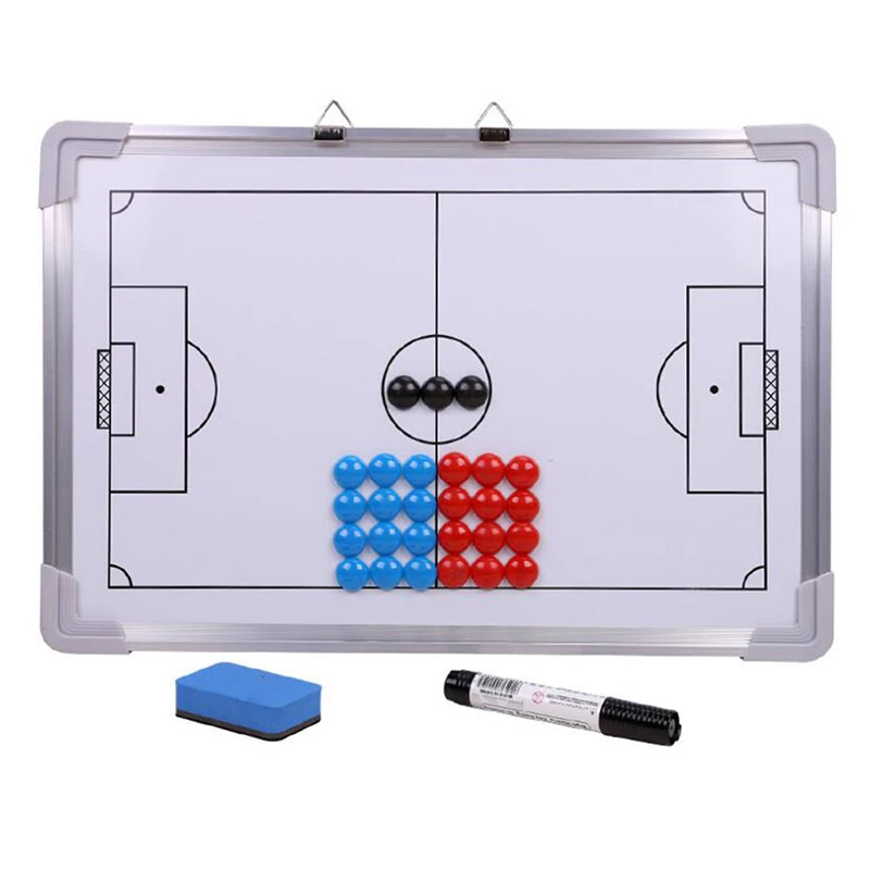 Plaque magnétique en aluminium pour tableau de juge de football, stratégie de football