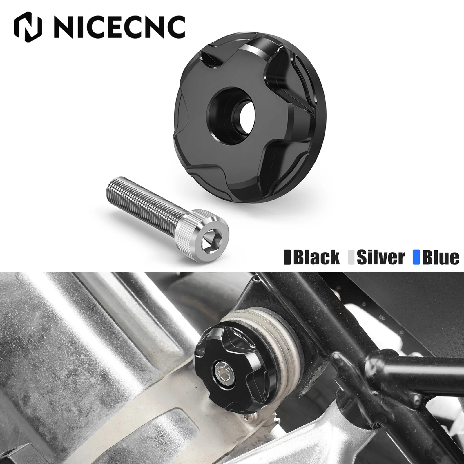 

For BMW R1250GS GSA 2019-2024 Exhaust Hanger Bolt R1250GS Adventure R1250GSA R1250GS ADV 2019-2024 R 1250 GS R1250 GS R 1250GS