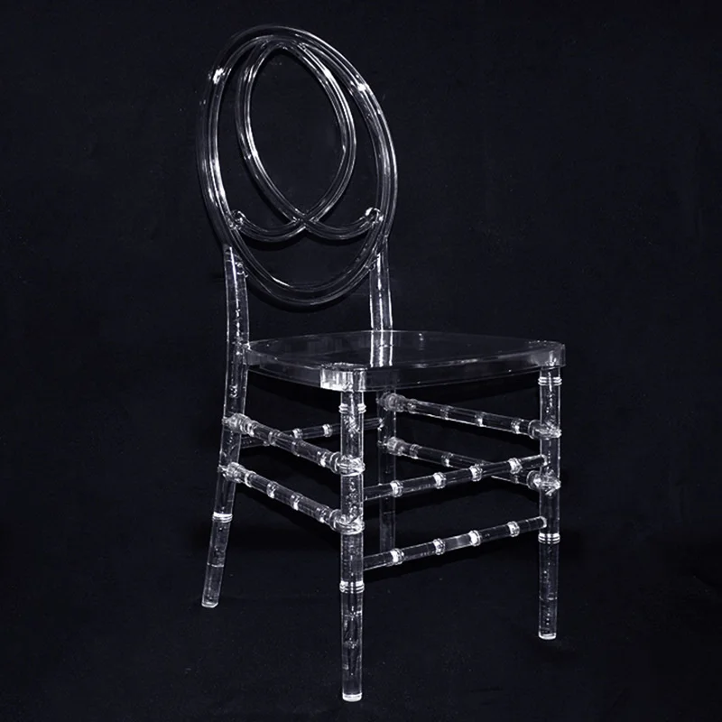 5 Pcs Hot Crystal Chiavari Detachable Clear Acrylic Resin Funiture Wedding Chair For Wedding Moment Or Hotel Party