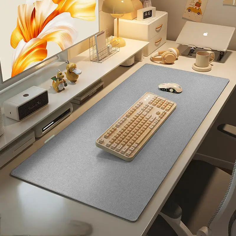 4MM Gaming MousePad Cotton and Linen Rubber Mouse Pad ,Large Desk Mat Gamer PC Desk Mat Keyboard Pad Computer Desk Pad