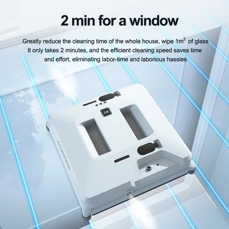 NEW Window Cleaning Robot, Intelligent Robot with Four Way Water Spray Technology