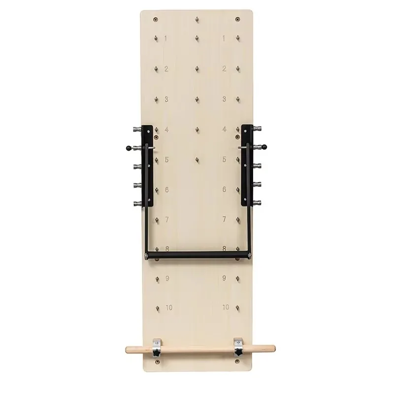 YTYIN Wooden Fitness Yoga Training Tower with Spring Board & Wall Mounted Unit for Complete Home Pilates