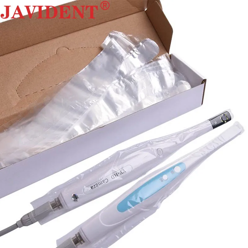 1Box Dental Endoscope Protective Film Intraoral Camera Disposable Handpiece Sleeve Anti-Contamination Cover for Dentistry Use