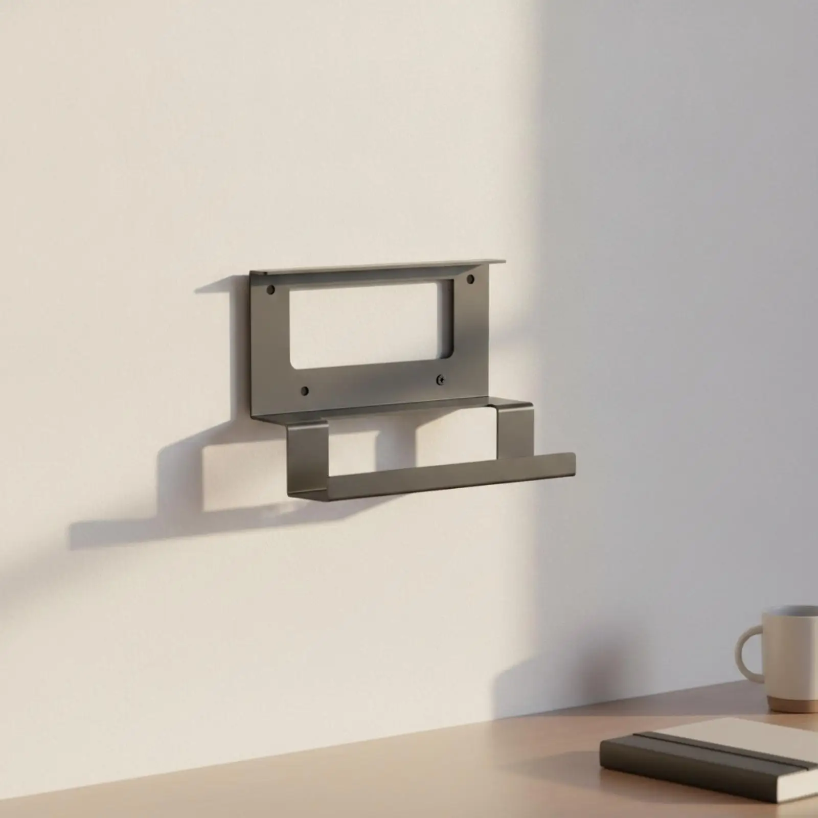3rd Gen Router Power Mount Bracket Stainless Steel Wall Fixing for Network Adapter Storage and Cable Organizer