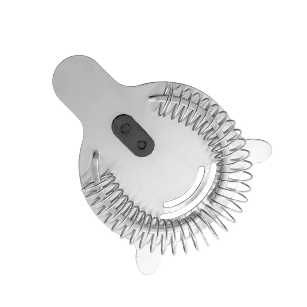 

Cocktail Strainer Filter Stainless Steel Barware Supply Ergonomic Mixed Drink Home Bar Tool Professional