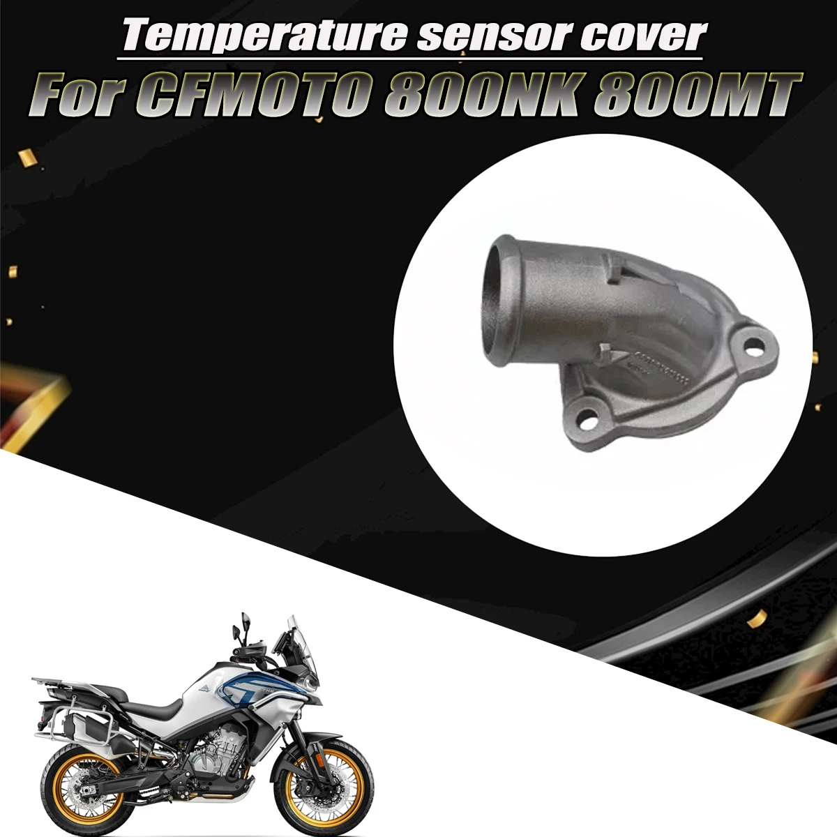 Image of Passend für CF MOTO 800MT 800NK NK800 MT800 CF800-7-5 Motorradteile Thermostat-Abdeckung Sensor Wassertemperatursensor Regler