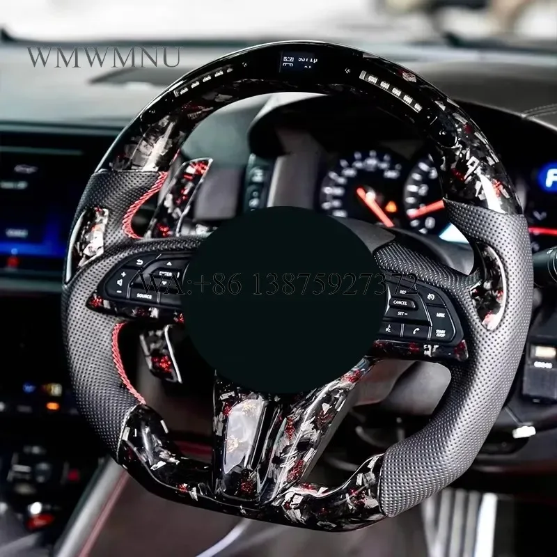 Wmwmnu Forged Carbon Fiber Racing Car Steering Wheel Universal Auto Part with Control for GTR35