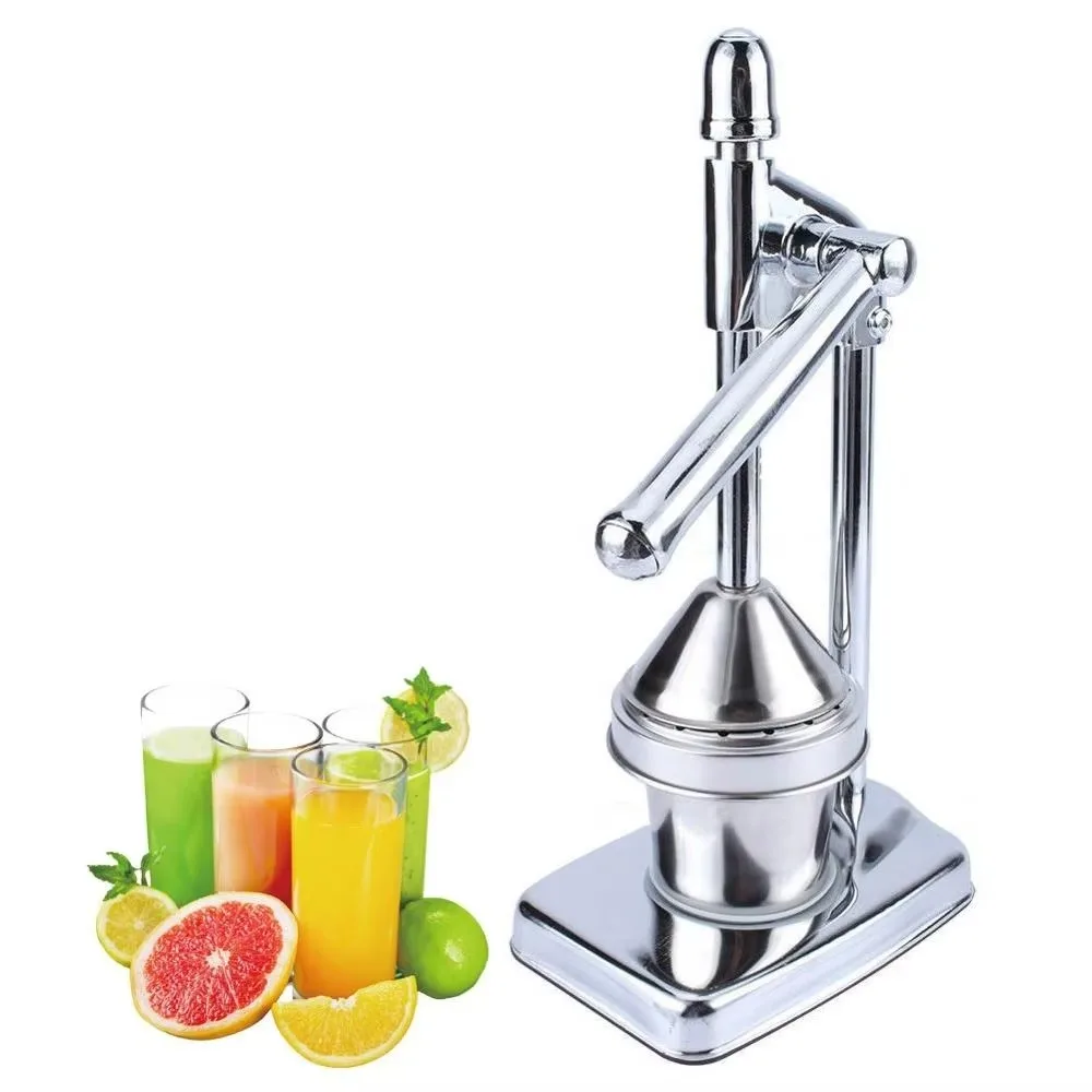 Hand Press Manual Orange Juice Maker Aluminum Alloy Stainless Steel Manual Juicer Heavy Duty Efficient Citrus Extractor