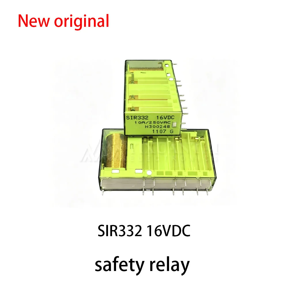 (1pcs) 100% New relay SIR332 16VDC 10A/250VAC 14 pin safety relay
